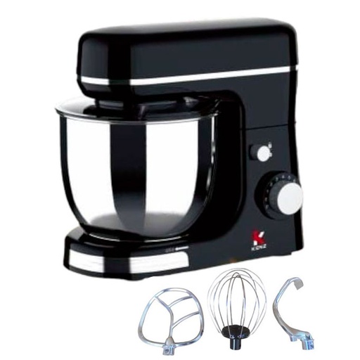 [TA-5834] Kenz Robot Cuisine Pétrin avec 8 vitesses + Bol 5L en Inox