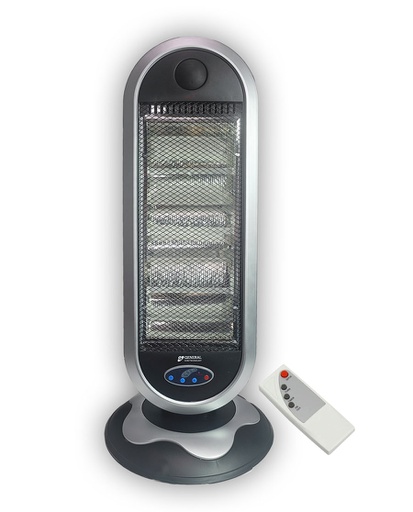 [ZYY-H10-R] Chauffage Halogène avec télécommande 1200W General ZYY-H10-R