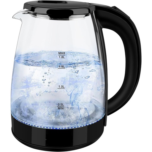 [CX-K313-18] GENERAL Bouilloire Electrique 1,8 Litres en verre – 1500W