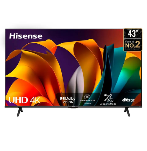 [HIS43A6N] Téléviseur HISENSE 43" smart UHD 4K (HIS43A6N)