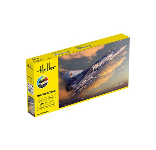 [1000563030] Maquette Avion STARTER KIT Heller Mirage 2000 C