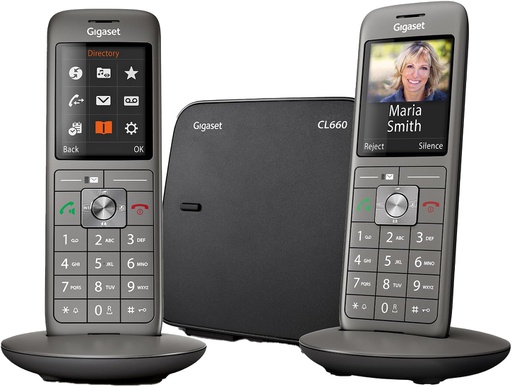 [L36852-H2804-N101] Gigaset CL660 Duo Graphite DECT