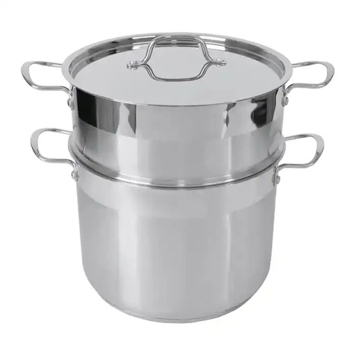 [ST0315-12L] Pandiani Couscoussier 12L inoxydable 24cm