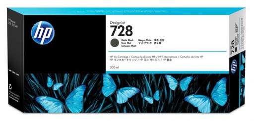 [F9J68A] Cartouche 728 Matte Black (F9J68A)