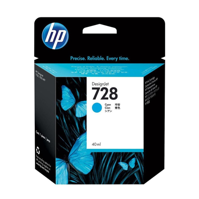 [F9J63A] Cartouche 728 Cyan (F9J63A)