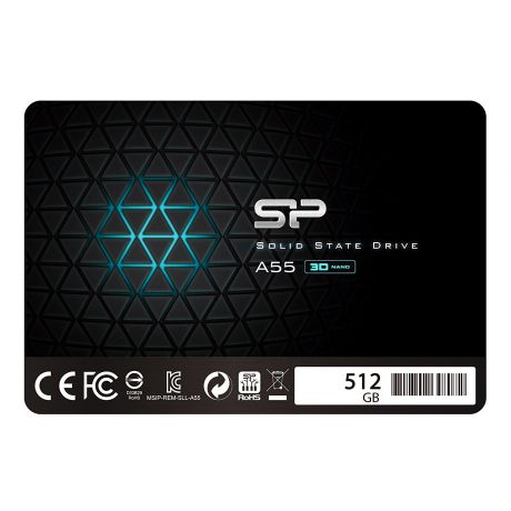 [SP512GBSS3A55S25] Disque Dur Silicon Power 512Go SSD interne
