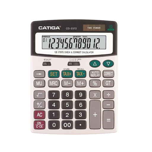 [cd-2372] Calculatrice de Bureau Catiga cd-2372